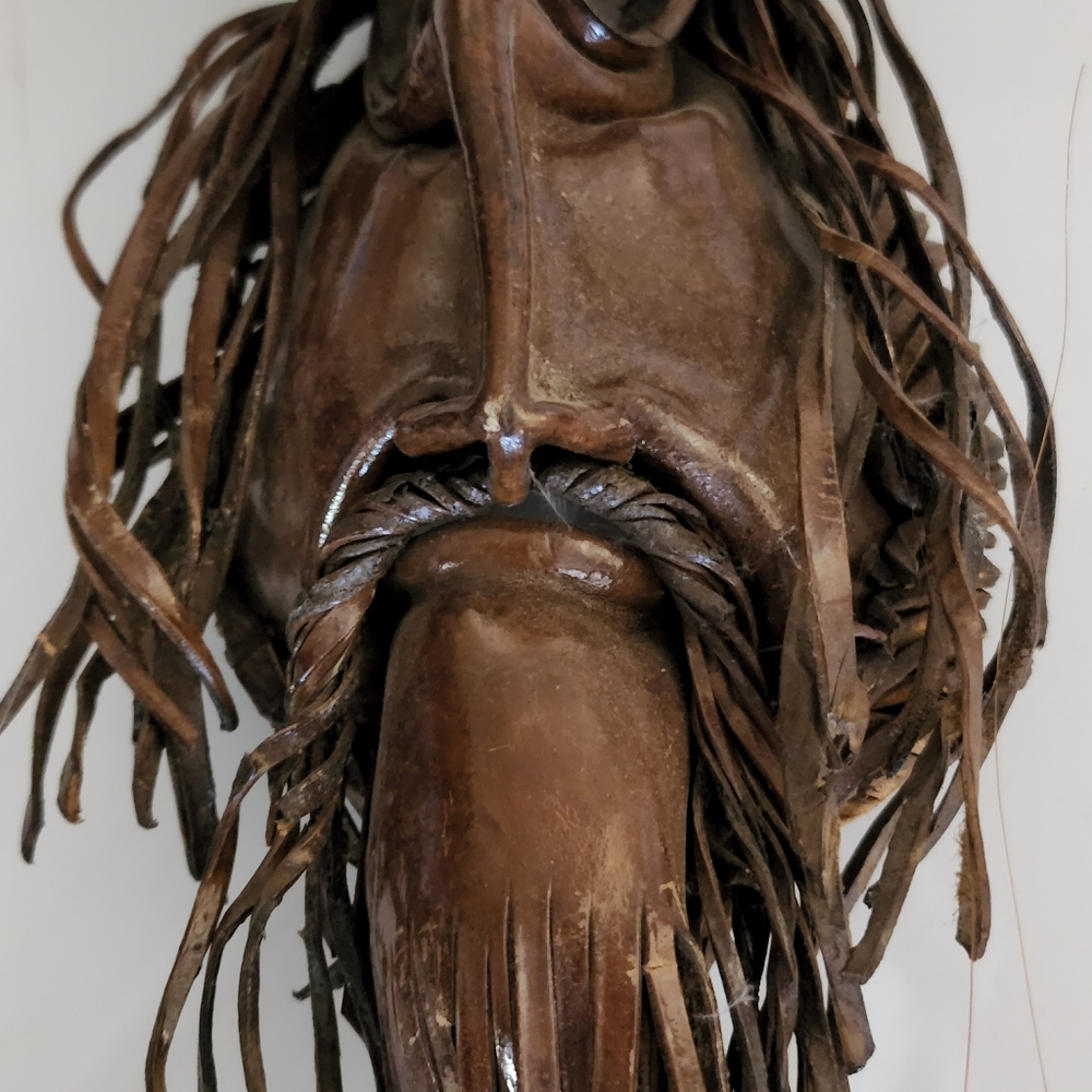 A Original Wood Mask By Suzanne Gallant